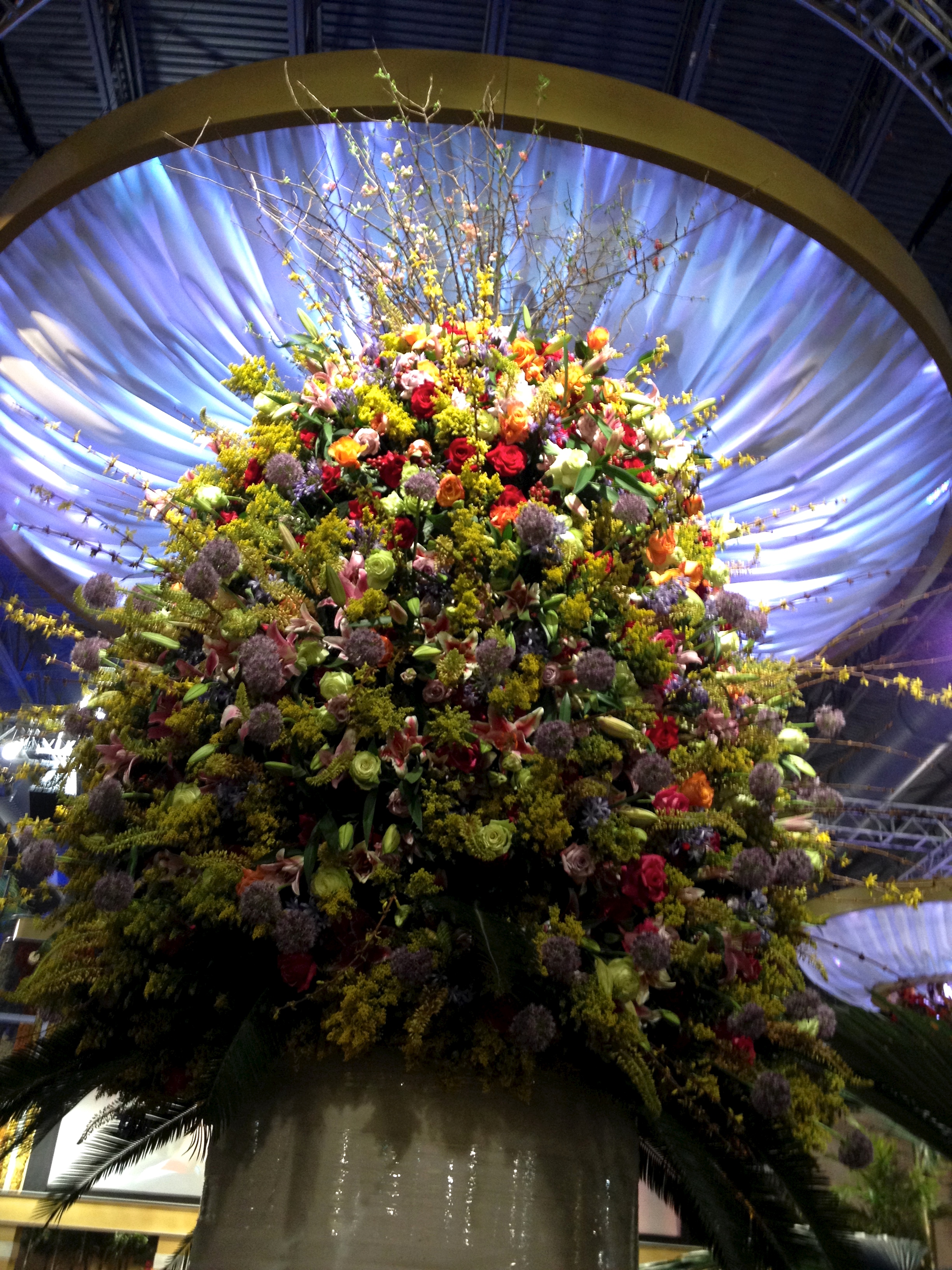 Spectacular flower arrangements